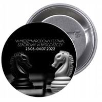 Przypinki buttony TURNIEJ - VII FESTIWAL SZACHÓW