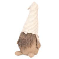 Skrzat świąteczny 51 cm ozdoba bożonarodzeniowa krasnal świąteczny, gnom stojący figurka