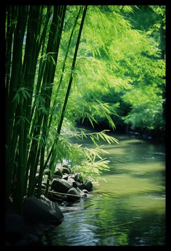 Plakat 30x45cm Spokój Bambusów na Arena.pl