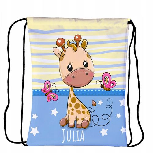 Worek plecak dla dzieci do przedszkola szkoły PERSONALIZOWANY różne wzory na Arena.pl