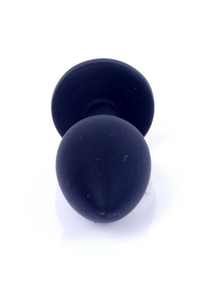 Plug-Jewellery Black Silicon Plug Small- Pink Diamond zdjęcie 3