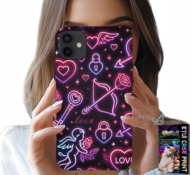 ETUI DO IPHONE 12 MINI - WALENTYNKOWY CASE, ŁUP, KUPIDYN, SERCA zdjęcie 1