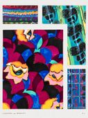 Plakat 75x100cm Kwiaty Art Deco v.13, Bénédictus Vintage do Salonu