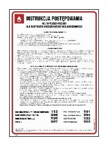 Instrukcja Postępowania Na Wypadek Pożaru Dla Budynków Mieszkalnych zdjęcie 1