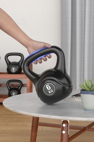 KETTLEBELL odważnik 6 KG kula KETTLE HANTLA hantel FITNESS ABS DO ĆWICZEŃ na Arena.pl