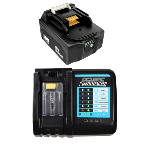 Akumulator Zamiennik do Makita 1x 18V 6Ah BL1840 BL1850 +Ładowarka 14.4-18V na Arena.pl