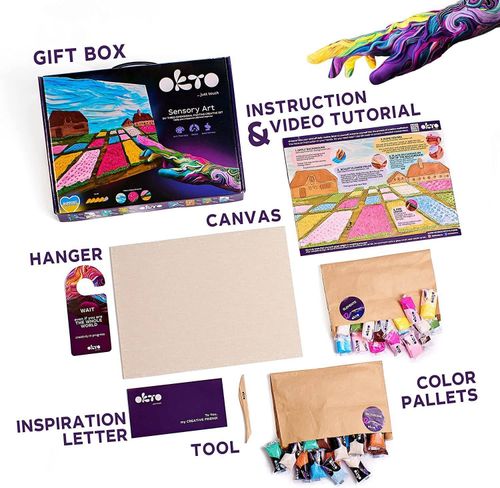 Zestaw Kreatywny Artystyczny Tworzenie Arcydzieła Dłonią ”Koi Carps” Okto na Arena.pl