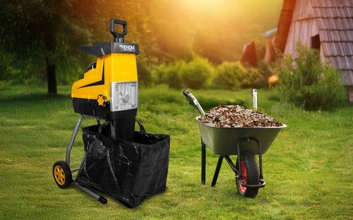 ELEKTRYCZNY ROZDRABNIACZ VENOM RĘBAK DO GAŁĘZI PRO MOCNY SILNIK 2X na Arena.pl