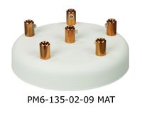 PODSUFITKA BIAŁA MASKOWNICA Z MIEDZIĄ 6 otworów 135mm