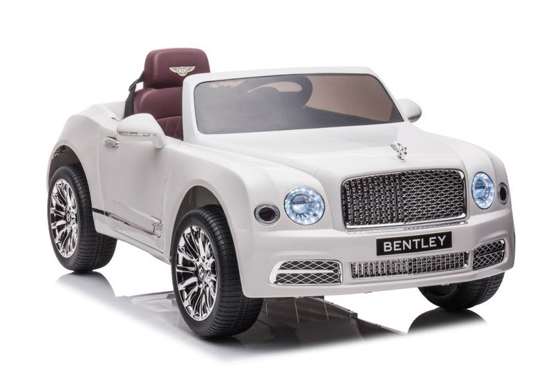 Auto Na Akumulator Bentley Mulsanne Biały zdjęcie 1