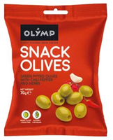 OLYMP Przekąska z oliwek Chalkidiki z chilli i ziołami 70 g