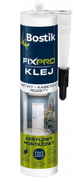Klej do kasetonów Paneli Ściennych FIXPRO BOSTIK montażowy 300ml zdjęcie 1