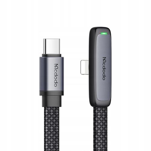 mcdodo kabel kątowy usb-c lightning płaski 36w do iphone 12 13 14 na Arena.pl