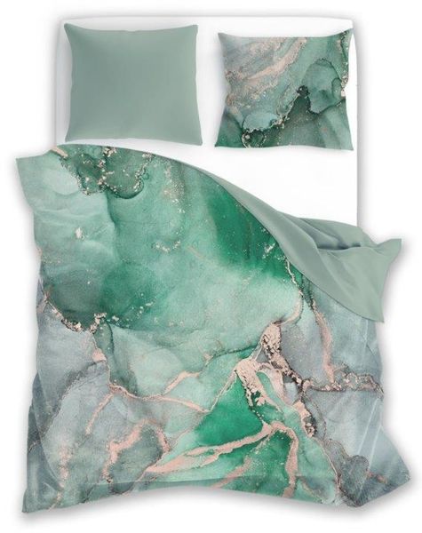 Pościel Satynowa 160X200 Minerals 005 100% Bawełna zdjęcie 1