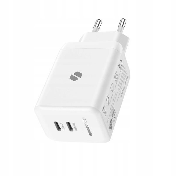 Spacecase Usb Charger 45W Gan Sc007W White zdjęcie 7