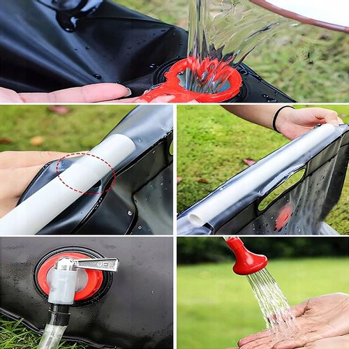 TOALETA TURYSTYCZNA PRYSZNIC WC NAMIOT ZESTAW XXL PRZENOŚNA KEMPING BIWAK na Arena.pl