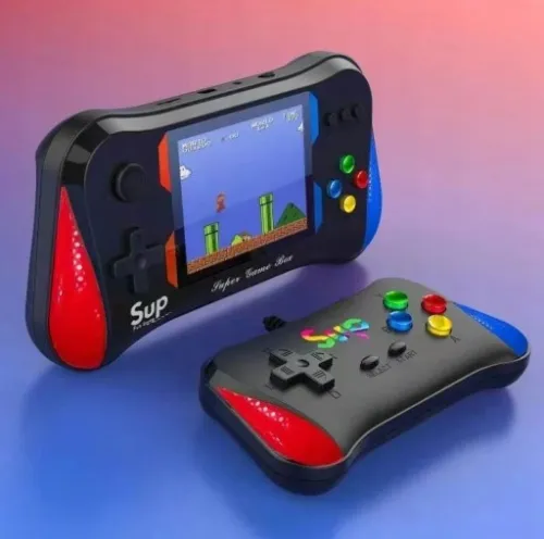 KONSOLA PRZENOŚNA DO GIER RETRO 500 GIER TV + PAD DO GRY WE 2 na Arena.pl