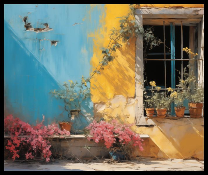 Plakat 60x50cm Słoneczna Ulica zdjęcie 2