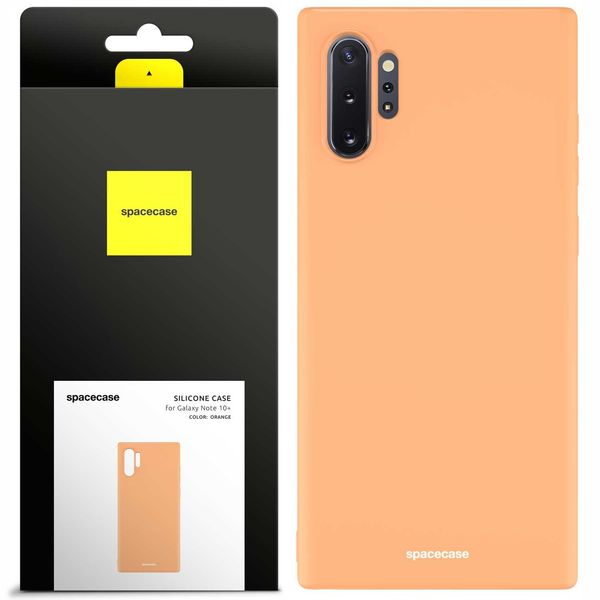 Spacecase Silicone Case Galaxy Note 10+ Orange zdjęcie 1