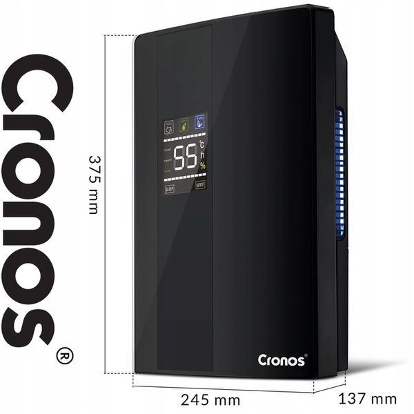 OSUSZACZ POWIETRZA POCHŁANIACZ WILGOCI 2,2L CICHY 65W CRONOS zdjęcie 2