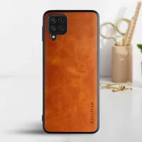Etui AIORIA Vintage LEATHER do Samsung Galaxy A22 4G pomarańczowy