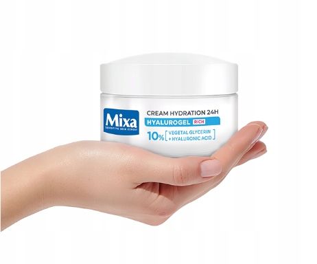 Nawilżający Krem Do Twarzy Mixa Hyalurogel Z Kwasem Hialuronowym 50ml na Arena.pl