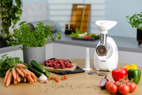 Maszynka do mielenia mięsa Zelmer ZMM4080B 1900 W biała na Arena.pl