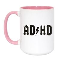 Duży Biało-Różowy 450 ml