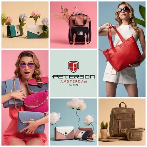 Portfel damski Peterson na zatrzask elegancki pojemny suwak na prezent na Arena.pl