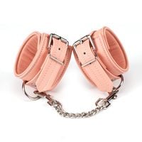 kajdanki pink organosilicon wrist cuffs liebe seele