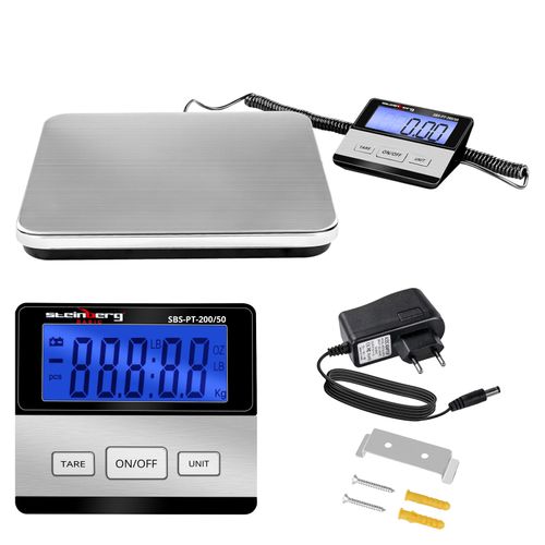 Waga platformowa pocztowa do paczek SBS-PT-200/50 do 200kg / 50g na Arena.pl
