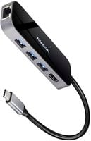 Hub USB Axagon HMC-6GL, USB 5Gbps hub, porty 3x USB-A, HDMI 4k/60Hz, RJ-45