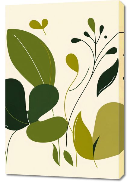 Obraz 60x90cm Świeżość Liści zdjęcie 1