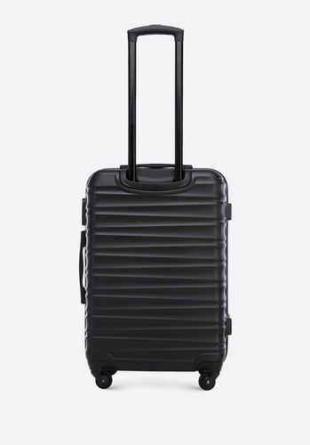 Walizka średnia z ABS WITTCHEN 56-3A-312-11 twarda wytrzymała lekka czarna na Arena.pl