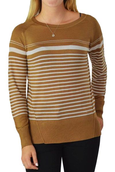 Next Brązowy Asymetryczny Sweter w Pasy - 34 / XS zdjęcie 2
