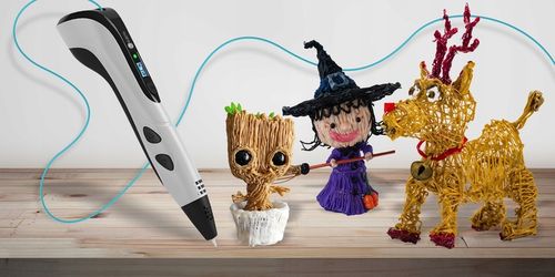 DŁUGOPIS 3D DLA DZIECI WERSJA PRO DRUKARKA MAGICZNY 3D + WKŁADY 160 METRÓW na Arena.pl