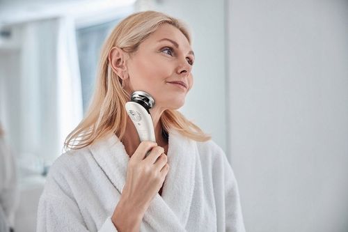 Masażer do twarzy RF EMS Ultradźwięki Foton Krioterapia Mezoterapia na Arena.pl