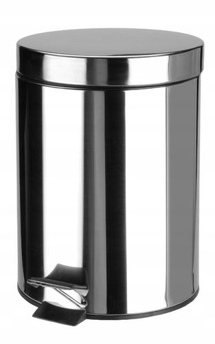 KOSZ NA ODPADY ŚMIECI Z PEDAŁEM 5L STAL DOM BIURO na Arena.pl
