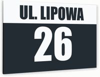 Tabliczka Tablica ADRESOWA antracyt 40x30 numer domu ul. duży wybór wzorów