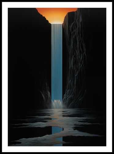 Plakat 50x70cm Wodospad Światła na Arena.pl