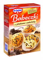 DR OETKER BABECZKI Z PŁATKAMI CZEKOLADY 300g