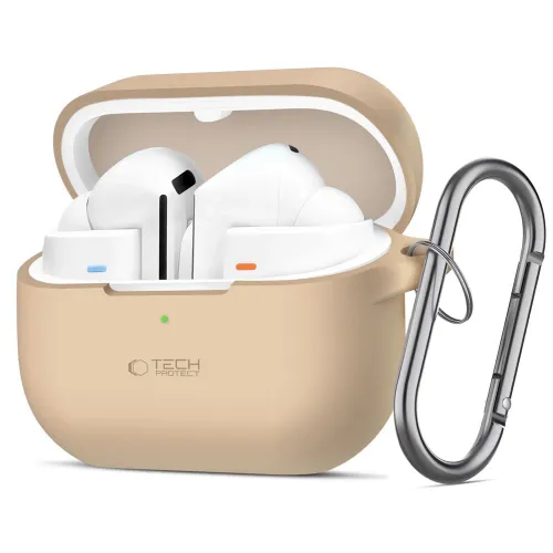 Etui Tech-Protect Silicone Hook na Samsung Galaxy Buds 3 / 3 Pro - brązowe na Arena.pl