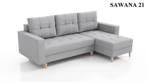 Narożnik rozkładany SCANDI na sprężynach, pojemnik na Arena.pl