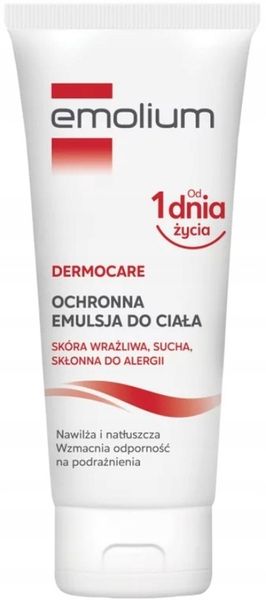 EMOLIUM DERMOCARE Emulsja do ciała ochronna 200 ml zdjęcie 1