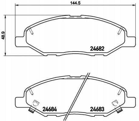 TARCZA HAM PRZOD 260X22 V BREMBO na Arena.pl