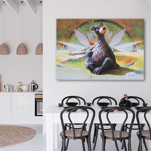 Obraz na płótnie, Brązowy miś - figurka 120x80 na Arena.pl