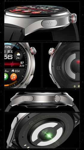 SMARTWATCH ZEGAREK MĘSKI EKG POMIAR CUKRU HRV ROZMOWY 3 PASKI SZKŁO MENU PL na Arena.pl