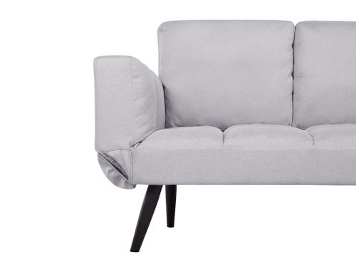 Sofa rozkładana jasnoszara BREKKE na Arena.pl