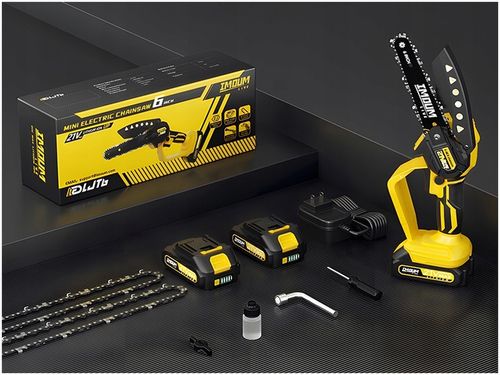 PIŁA ŁAŃCUCHOWA AKUMULATOROWA 6" DO GAŁĘZI DREWNA GAŁĘZIÓWKA 2x AKUMULATOR na Arena.pl