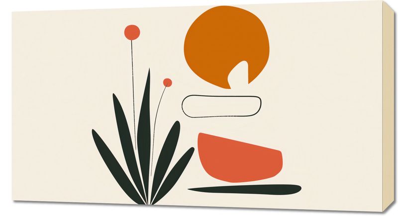 Obraz 90x50cm Abstrakcyjny Zen zdjęcie 1